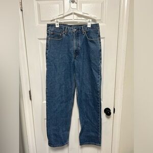 Levi's 550 Relaxed Fit Tapered Leg Denim Jeans 36x34 Blue Vtg USA Medium Wash